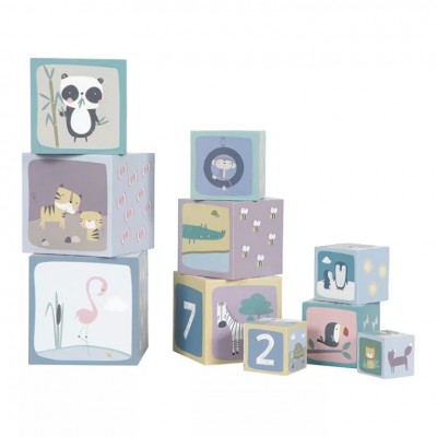 Κύβοι με αριθμούς και ζώα