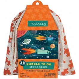 Puzzle to go - Outer space in a bag, 36pcs