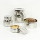 Set of 3 Round Containers - Kadapa
