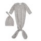 Snuggle knit gown & hat set