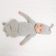 Snuggle knit gown & hat set