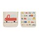 Organic Cotton Snack Pack Set - Cars