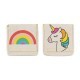 Organic Cotton Snack Pack Set -  Rainbows