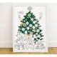 Coloring Poster - Christmas Tree