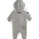 Τeddy zip hooded overall
