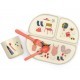 Bamboo Kids Dinner Set - Illustrated