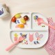 Bamboo Kids Dinner Set - Illustrated