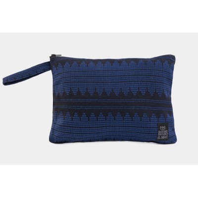 Waterproof Bag Woven - Sound Wave Blue