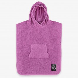Organic Cotton Poncho Orchid