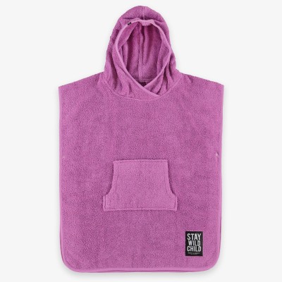 Organic Cotton Poncho Orchid