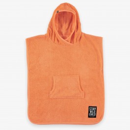 Organic Cotton Poncho Papaya