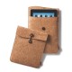 Cork Fabric iPad Travel Case