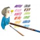 Set of 12 aquarel coloring pencils - Djeco