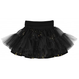 Tulle Skirt Black with Golden stars