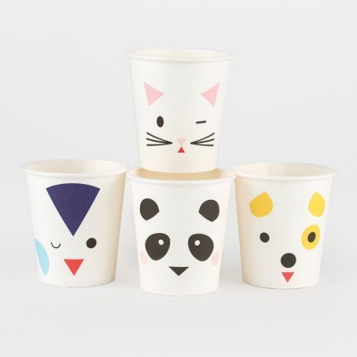 Paper Cups - Mini Animals
