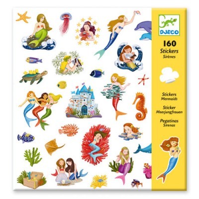 Σετ με 160 stickers - Γοργόνες