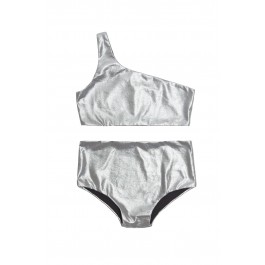 Assymetric Bikini - Silver