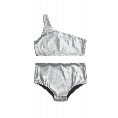 Assymetric Bikini - Silver