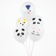Set of 5 Printed Balloons - Mini Animals