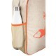 Toddler Backpack- Neon Orange Giraffe