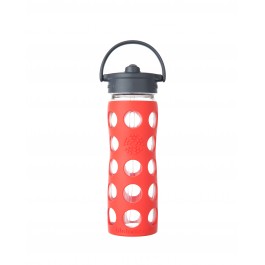 Glass Bottle with Straw Cap 475 ml