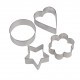 Set of 4 cookie cutters
