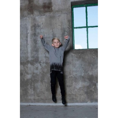 Γκρι φούτερ με πινελιές