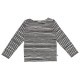Top - Black Winter Stripes