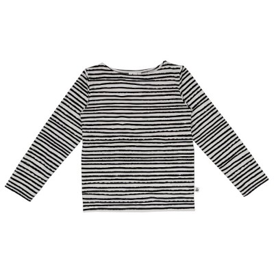 Top - Black Winter Stripes