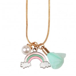 Rainbow Tassel Necklace