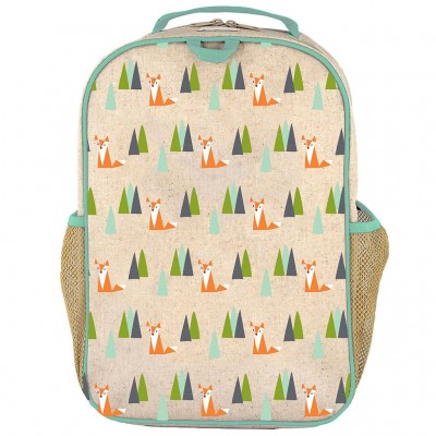 School Backpack- Olive Fox
