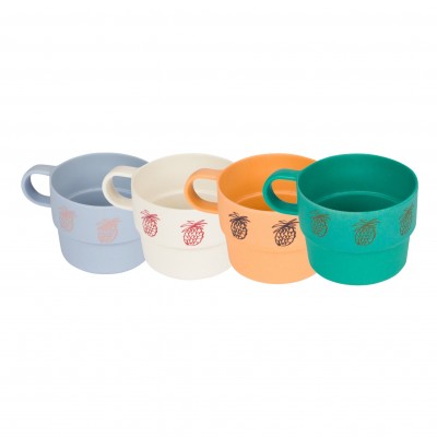 Set of 4 Bamboo Mugs