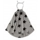 Star Collar Dress - Heather Grey