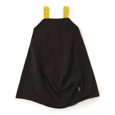 Measuring Band Feather Dress - Black