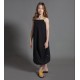 Measuring Band Feather Dress - Black